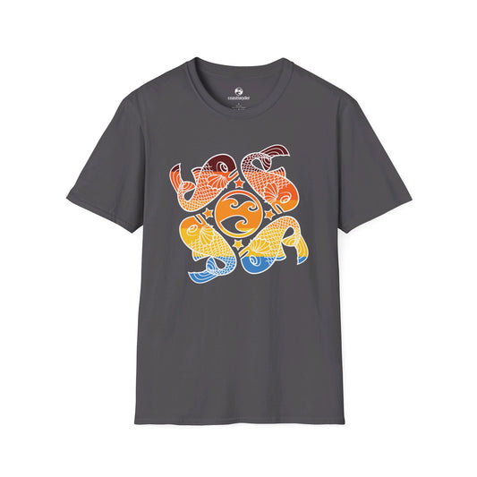 Koi Fish Surfing T-Shirt