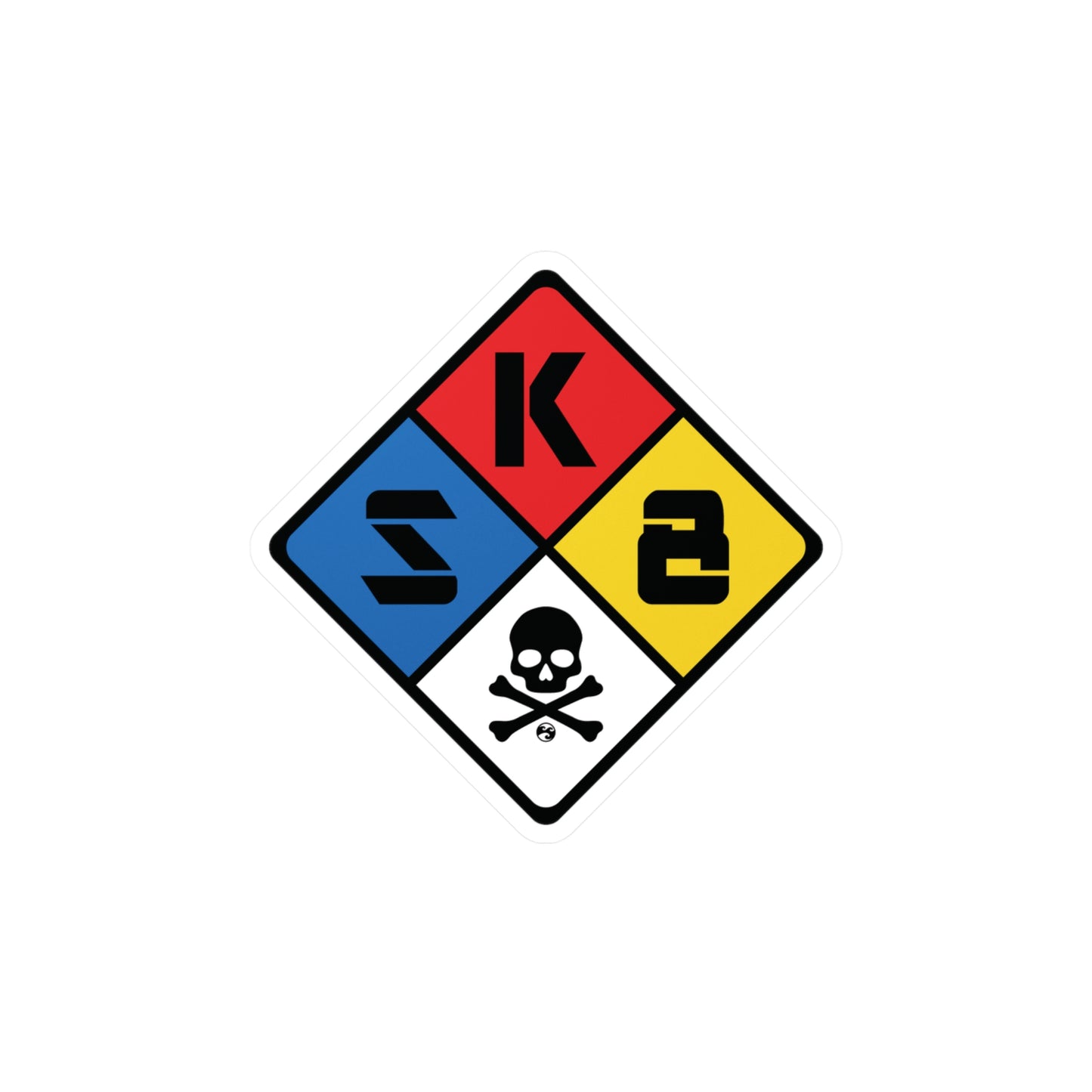 Skate Hazard Sticker