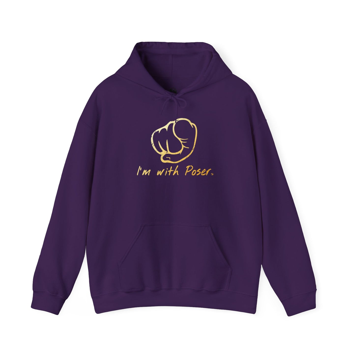 I'm With Poser Skate Hoodie