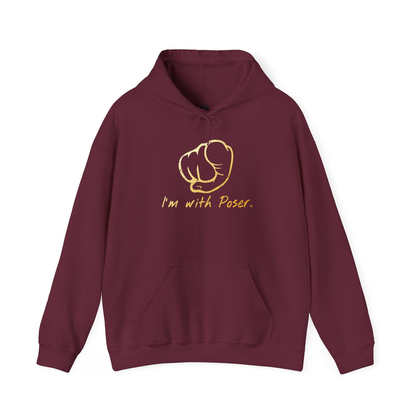 I'm With Poser Skate Hoodie