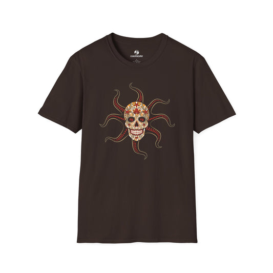  Sugar Skull Surfing T-Shirt