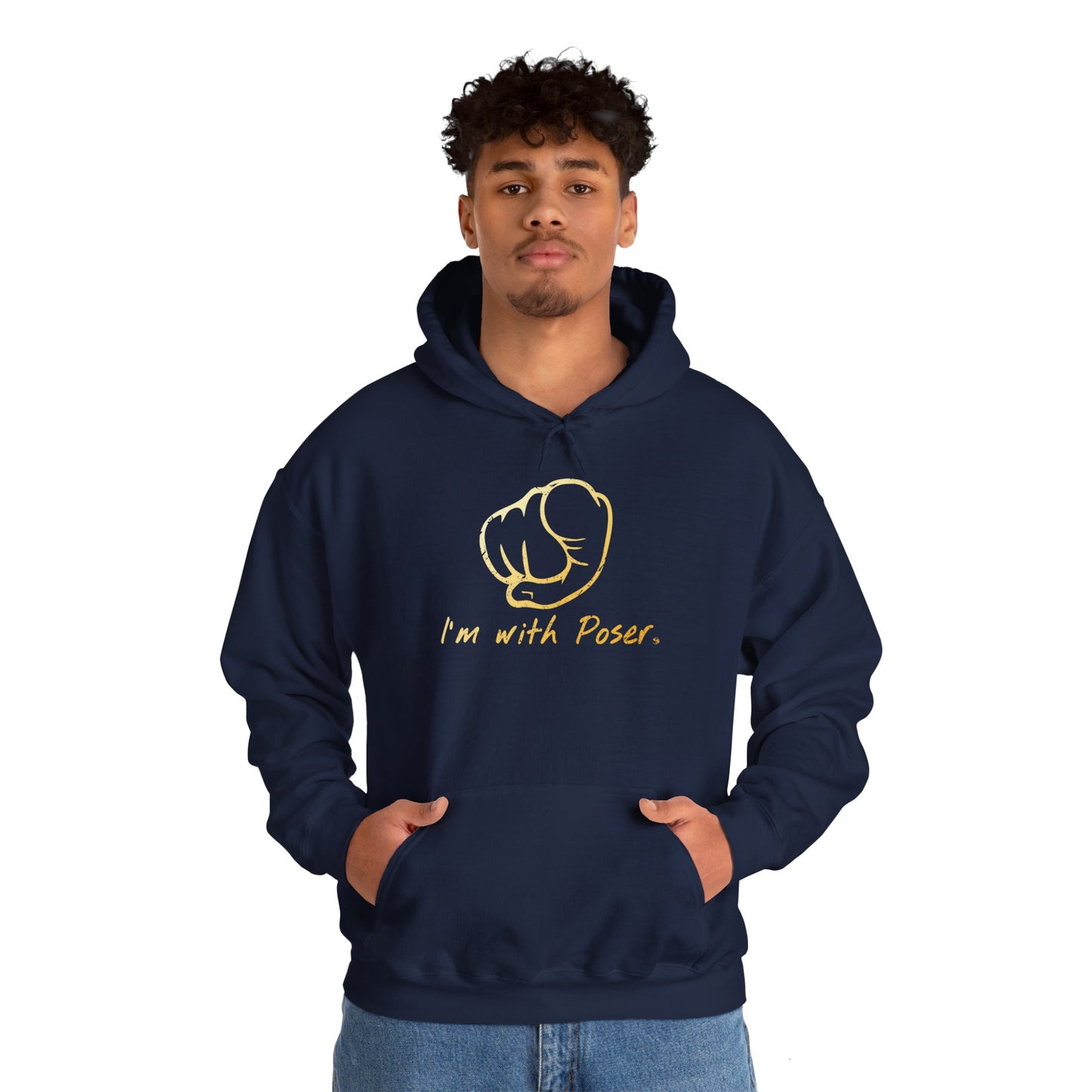 I'm With Poser Skate Hoodie