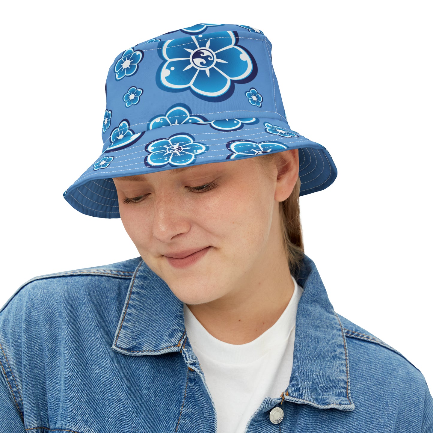 Blue Hawaii Bucket Hat