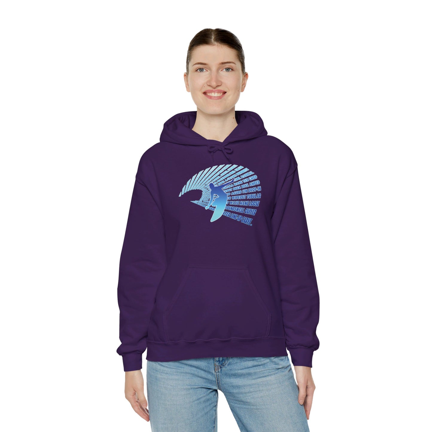 Slang Surfing Beach Hoodie