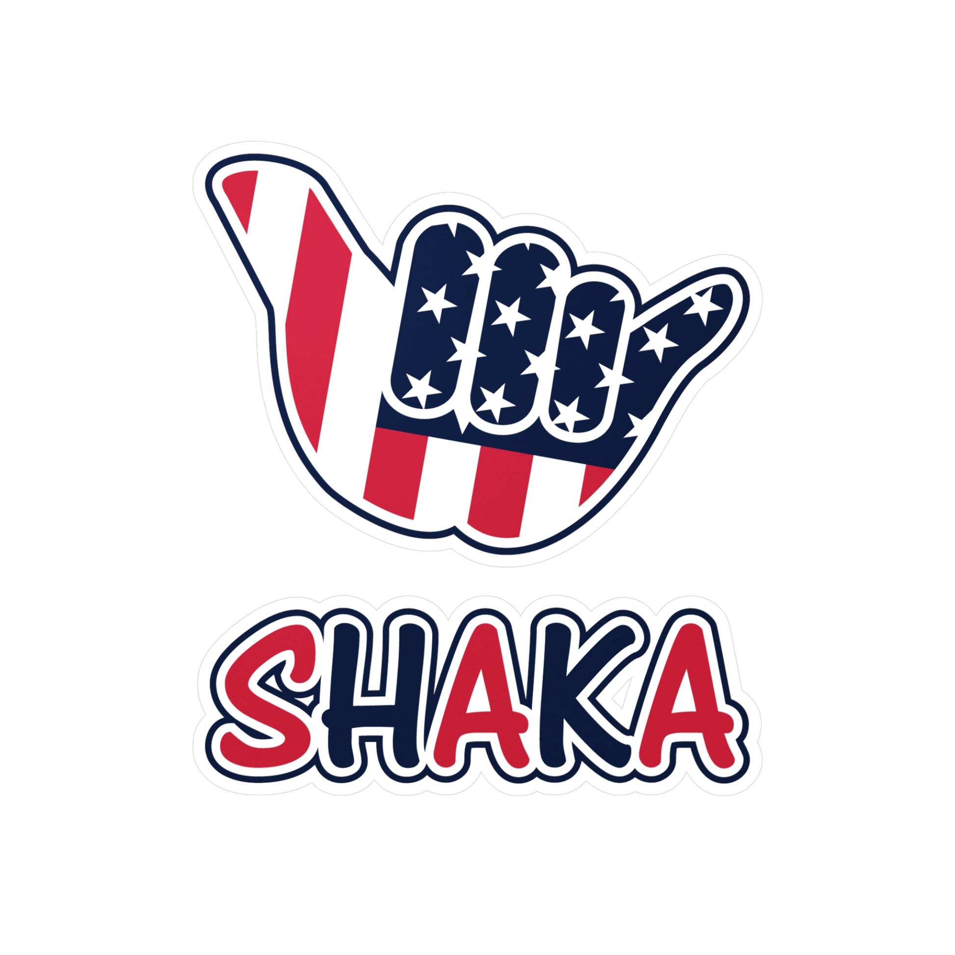 Shaka USA Window Sticker