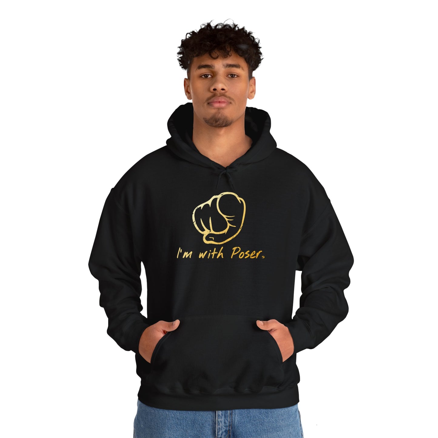 I'm With Poser Skate Hoodie