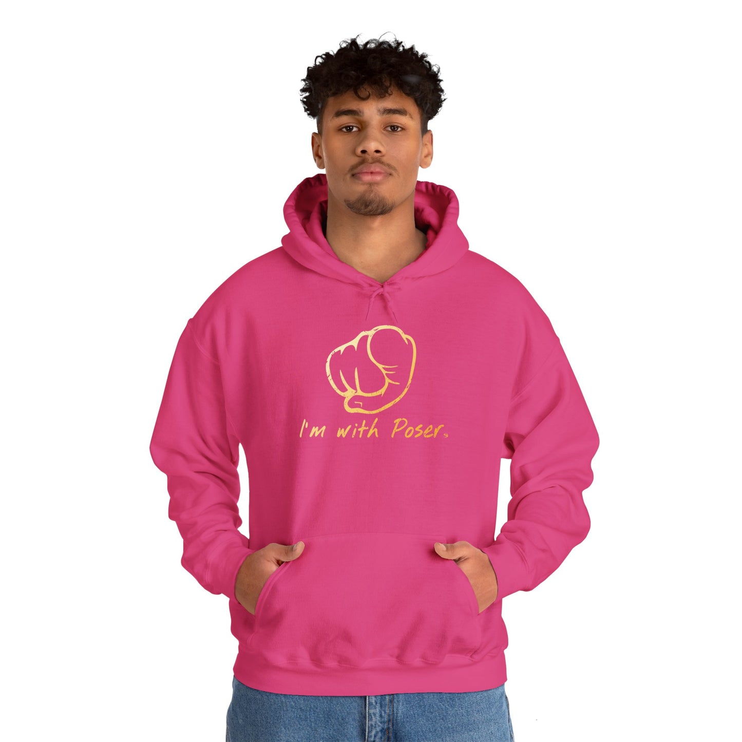 I'm With Poser Skate Hoodie