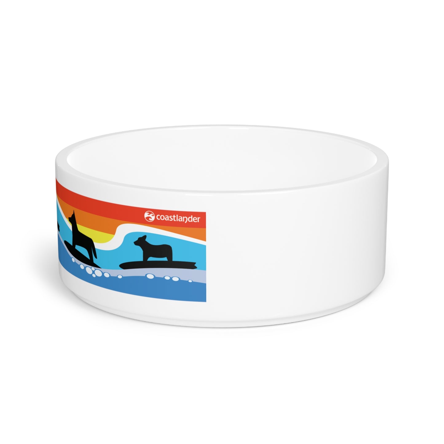 Surfin' Dogs Pet Bowl