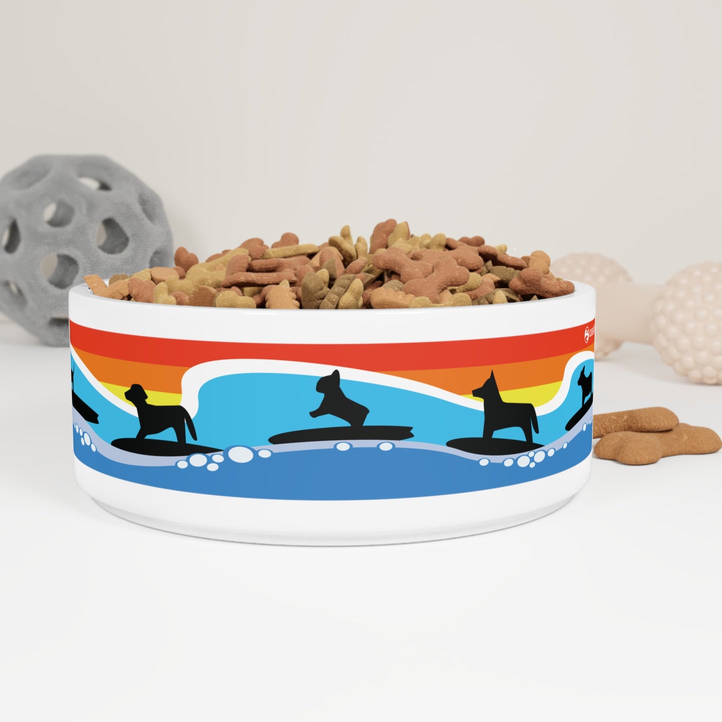 Surfin' Dogs Pet Bowl