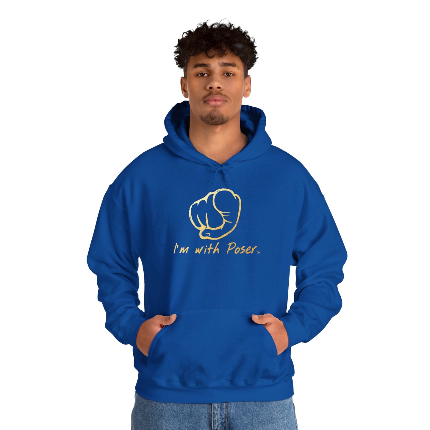 I'm With Poser Skate Hoodie