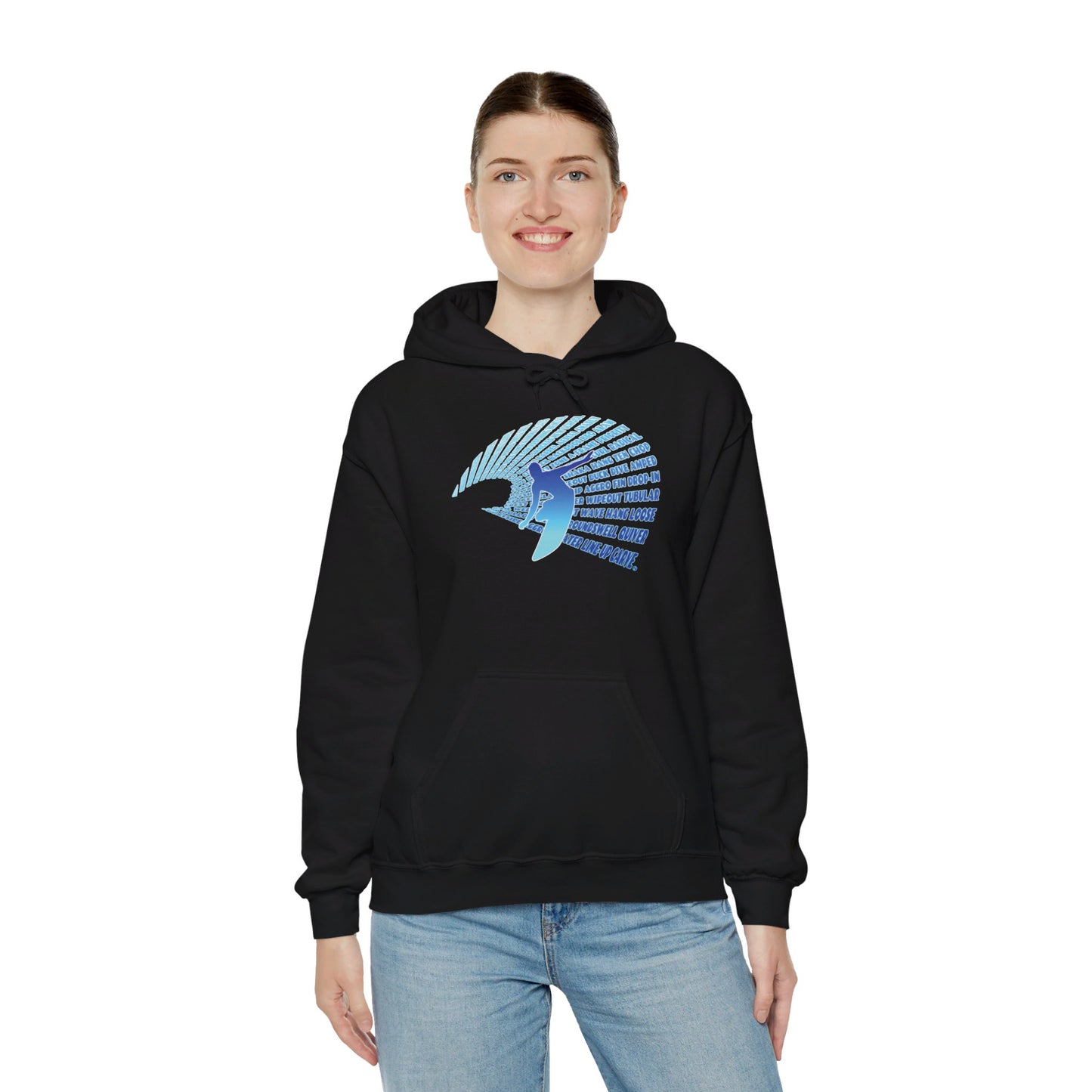 Slang Surfing Beach Hoodie