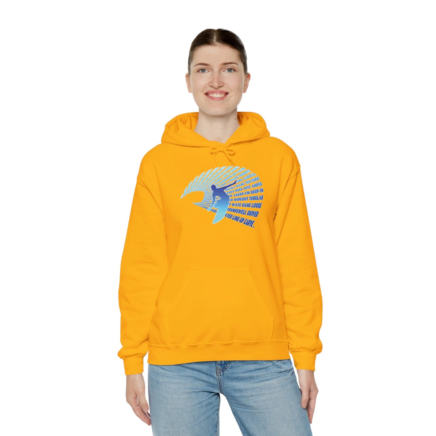 Slang Surfing Beach Hoodie