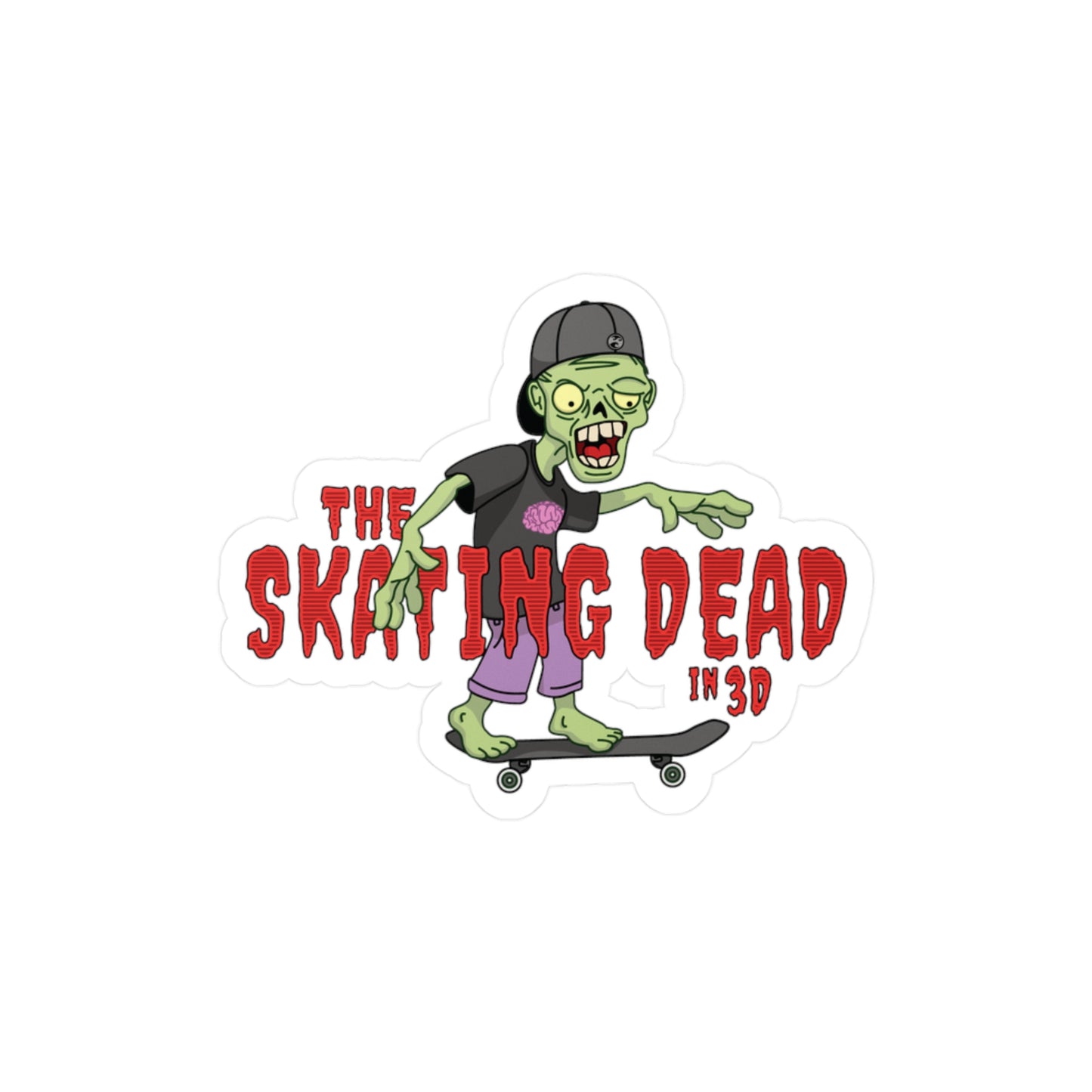 Skating Dead Sticker