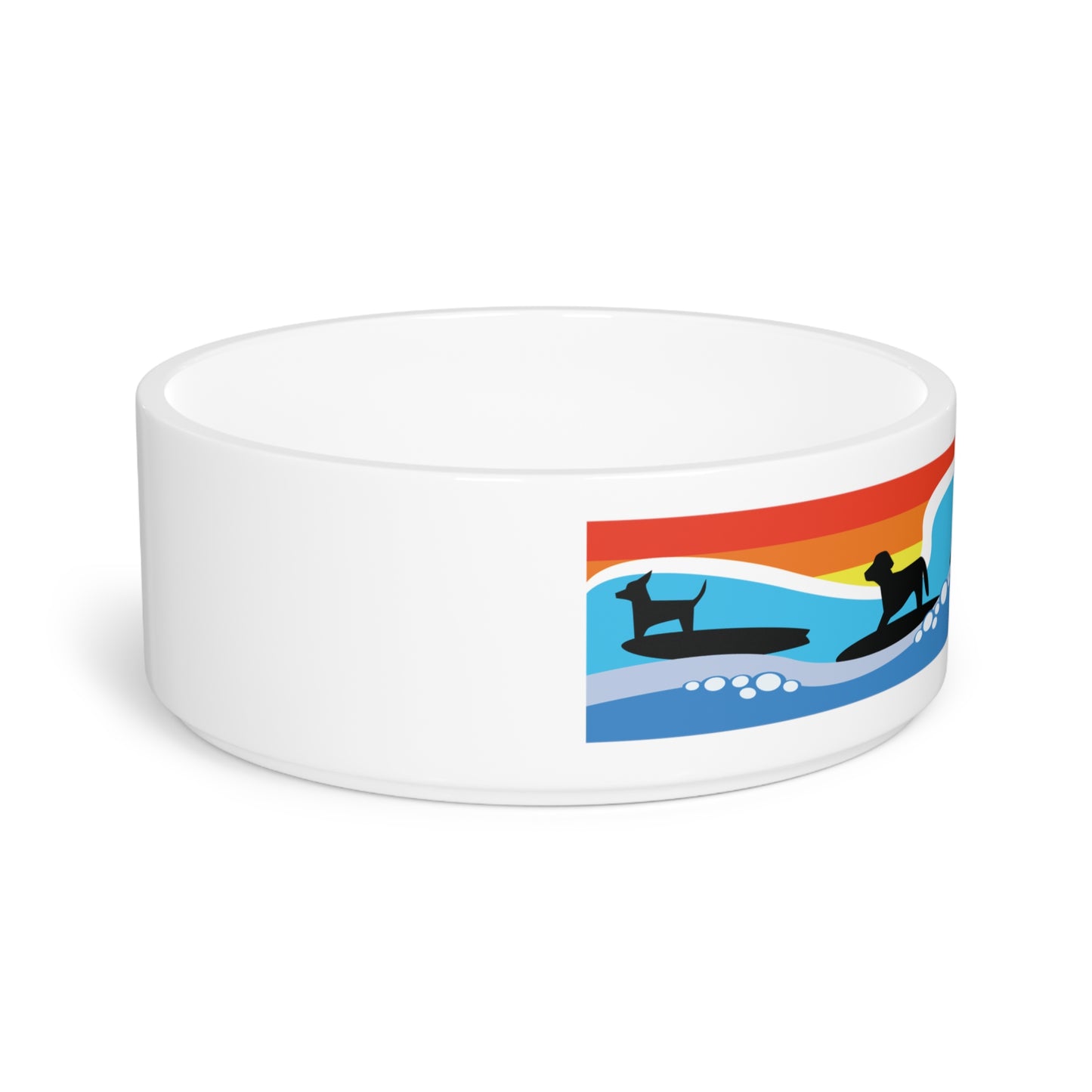 Surfin' Dogs Pet Bowl